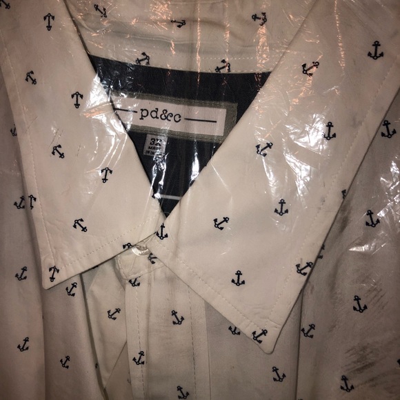 Men’s PD&Co Anchor Button Down Shirt - Picture 8 of 8